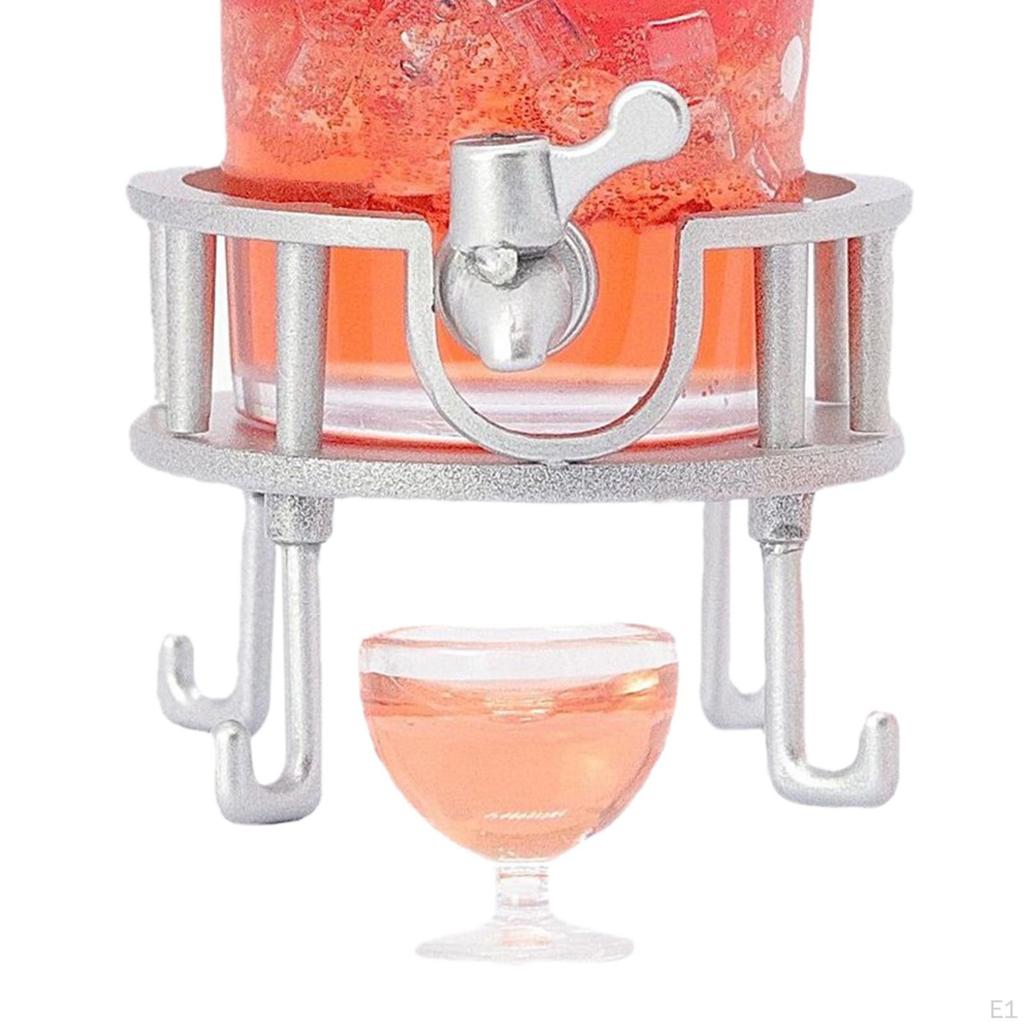 Doll House Drinks Buckets Set Simulation Juice Bucket Model Ornament Micro Landscape Dollhouse
