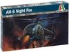 PLATZ Italeri American Night Fox Night Operations Aircraft Plastic Model Kit IT0017 1/72 AH-6 (Helicopter)