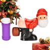 Snowflake Electric Santa Claus Bubble Machine Christmas Bubble Maker Kids Toy  New Year Gift
