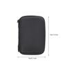 iPlusmile Microphone Storage Case Black Waterproof Dustproof Shockproof Impact Resistant 19cm Wireless Microphone Protection Box
