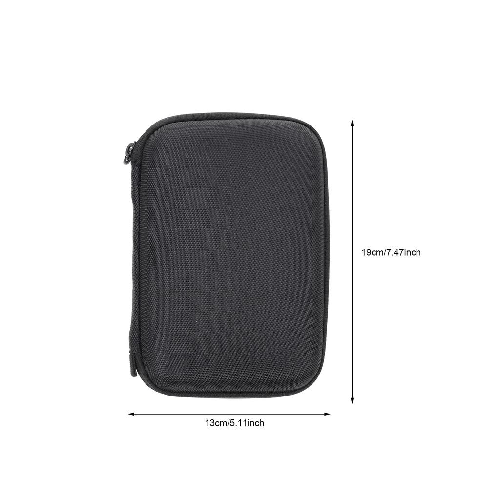 iPlusmile Microphone Storage Case Black Waterproof Dustproof Shockproof Impact Resistant 19cm Wireless Microphone Protection Box