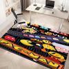 P-PacMan Game Print Area Rug - Soft,Washable Non-Slip Indoor Mat,Living Room,Home Office Decorative Rug