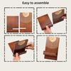 NOW PLAYING Wooden Vinyl Record Stand Vinyl Record Holder Vintage Record Holder Stand Decorative Vinyl Record Holder Display