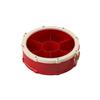 Round Drum Shape Nut Serving Tray Dustproof Fruit Plate  Living Room