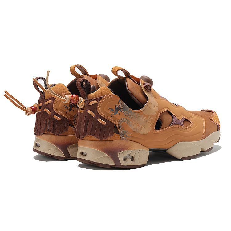 Reebok Instapump Fury 94 Cny Year Of The Dragon Limited Edition Retro Inflatable Fabric Cushioning Support Mid-Top Casual Running Shoes 100207246