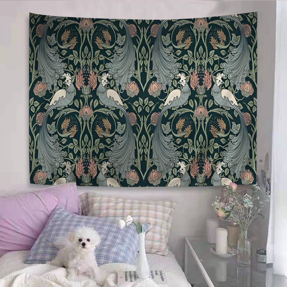 William Morris Wandteppich Kunst Druck Kunst Science Fiction Zimmer Heimdekor Heimdekor