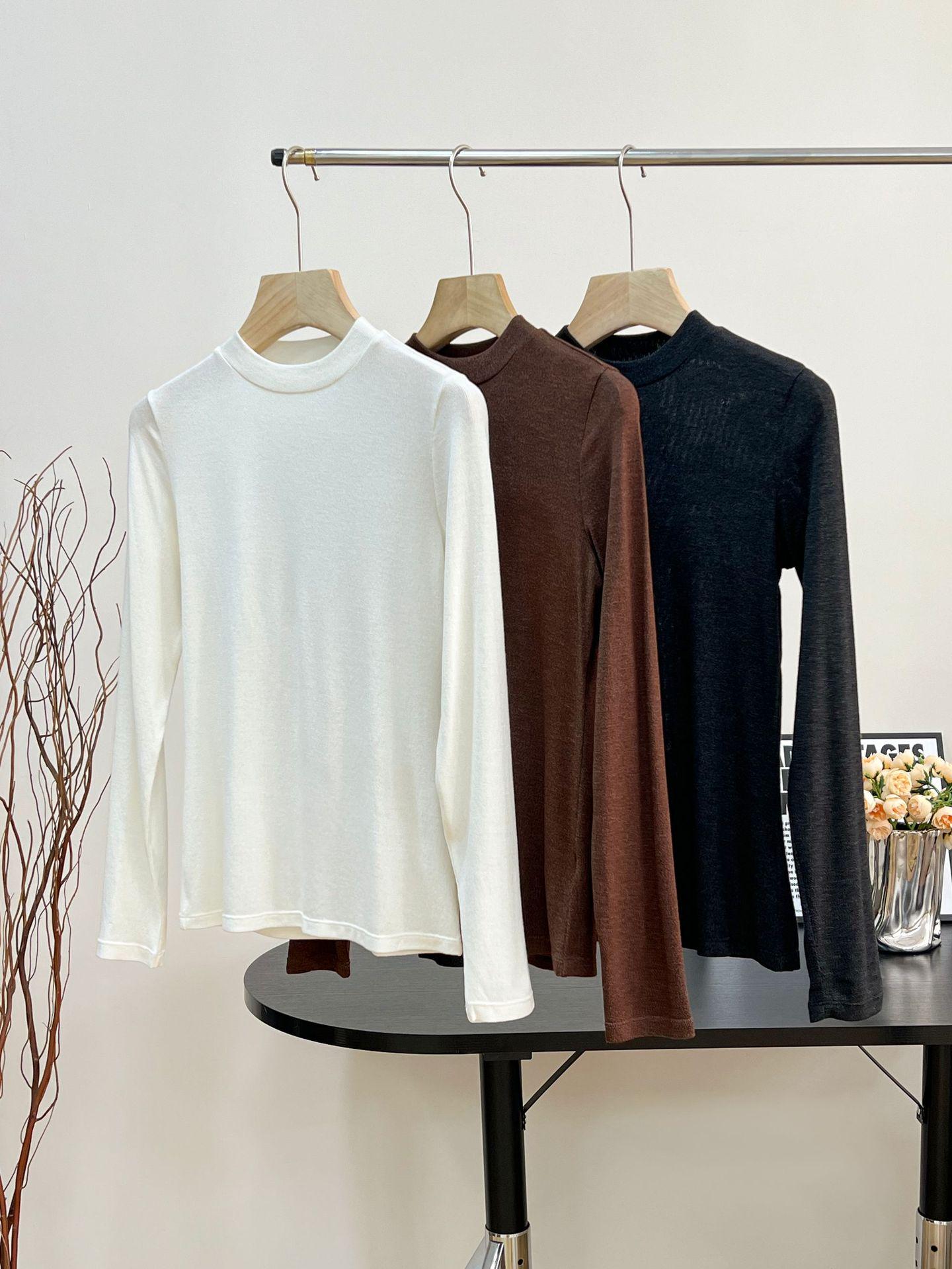 

Женский топ Tencel с полуводолазкой и длинными рукавами для похудения XL (55-62.5 kg) бежевый