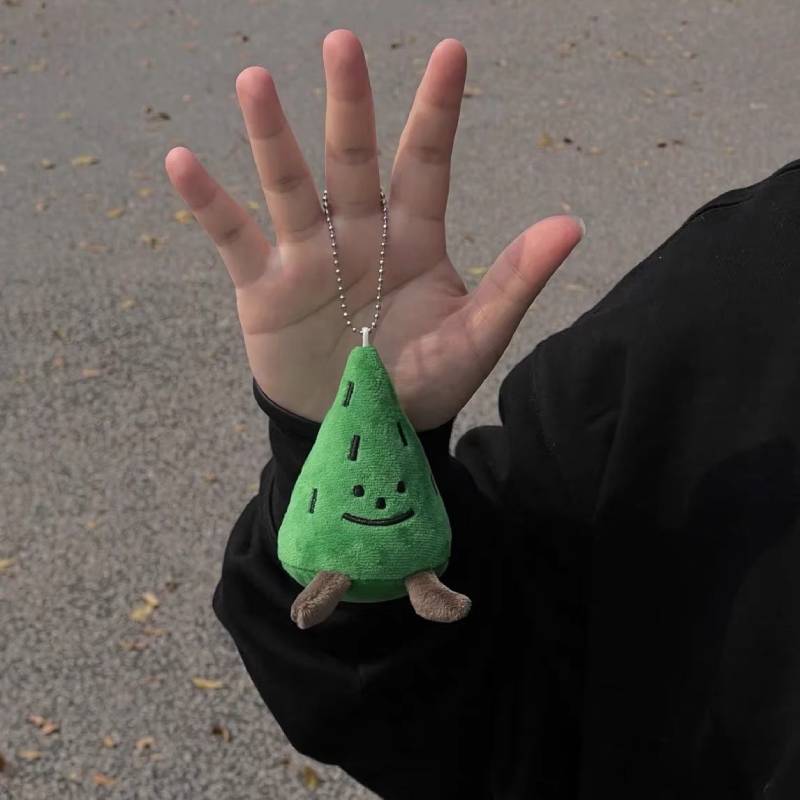 

Keychain Christmas Tree Cute Decorative Plush Toy Pendant Doll Decoration Gift Green