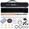 Goture 12FT Klassische Tenkara Fliegen Angelrute Combo Super Licht Tragbare IM8 Carbon Faser Forellenrute Mit Fliegen Linie Köder set