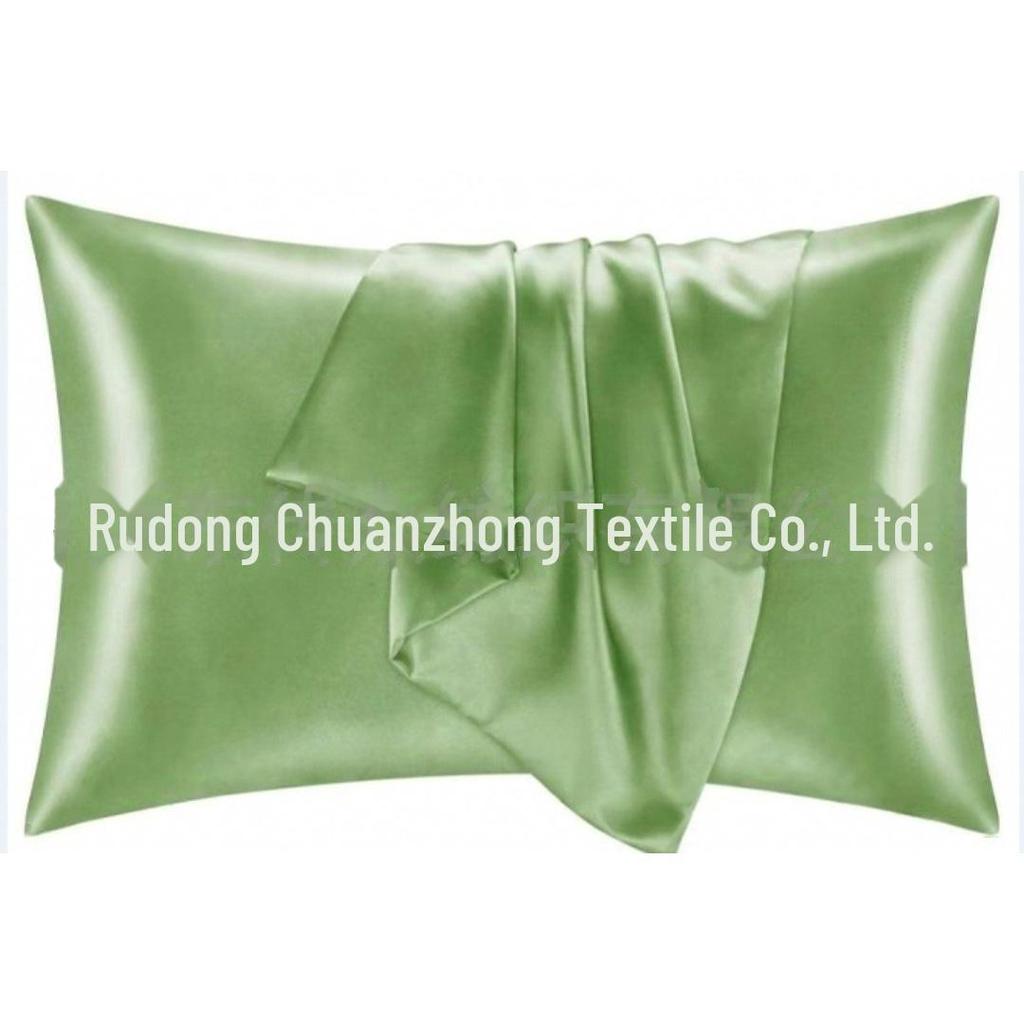 Multi-color Satin Imitation Silk Pillowcase Pair for Trade