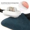 Suede Shoe Brush Suede Cleaning Brush Combing Imitation Leather Suede Upper Spray Matching Brush Can Be Used on Both Sides