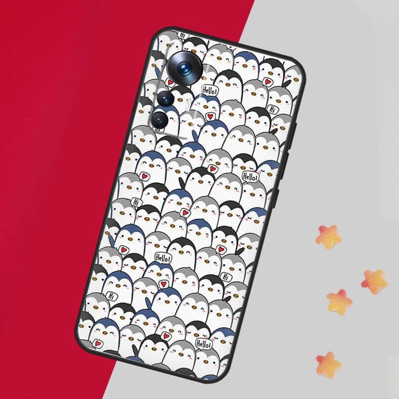 Cute Kawaii Penguin Case For Xiaomi 14T 11T 12T 13T 15 Pro 13 14 Ultra Cover For POCO F7 F5 F6 X3 X5 X6 X7 Pro