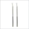 Pottery Needle Texture Brush Set Stainless Steel Clay Sculpting Tools with Fine Wire Bristles for Ceramic Surface Detailing and Texturing