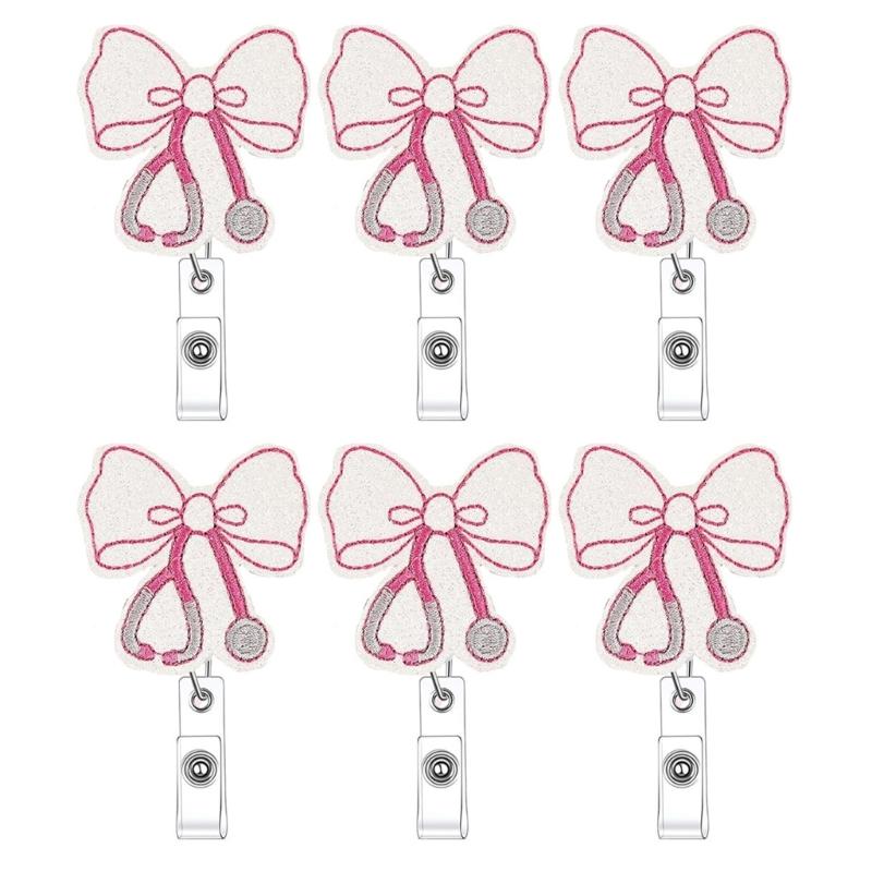 

Personalize Nursing Clip Featuring Handmade Bowknot Large Capacity Polyester Thread Healthcare Accessory