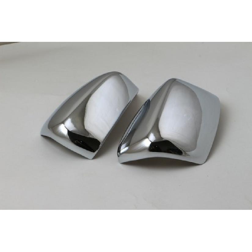 2x Side Mirror Cover Trim for 2017- JEEP Compass Rearview ABS Chrome