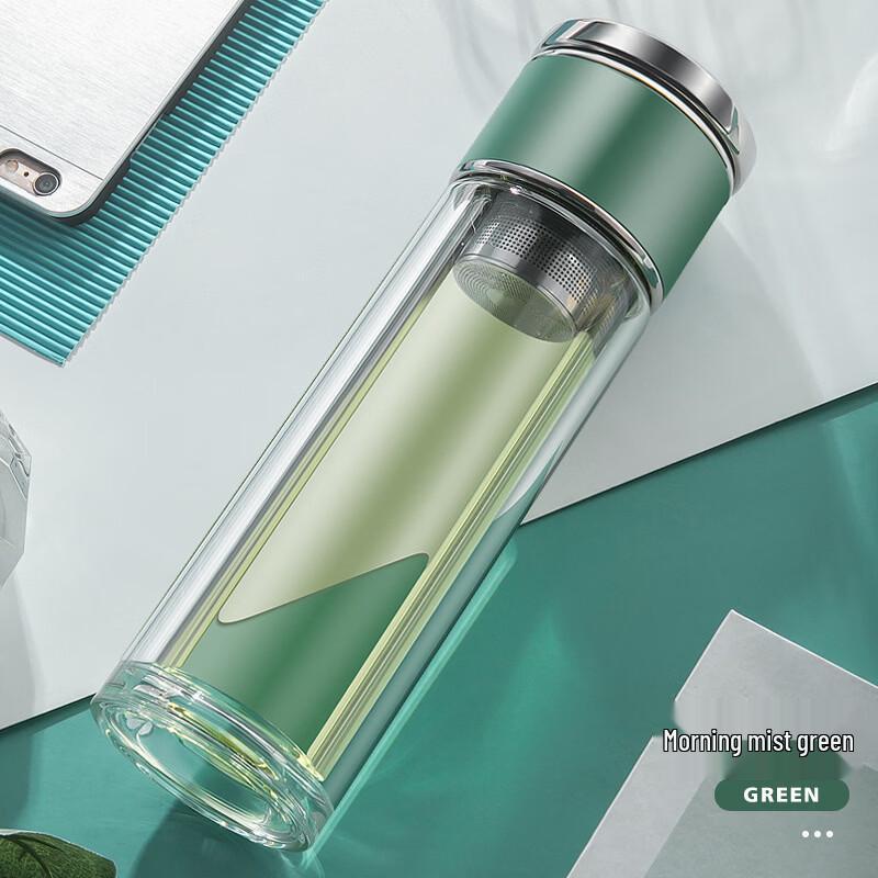 

Changqi Portable Double-Layer Glass Tea Infuser Cup