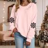 Ladies' Loose Comfortable Casual Fashionable Christmas Printed Sweatshirt