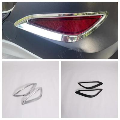For Toyota Rush 2018 ABS Chrome Rear Tail Fog Light Lamp Cover Foglight Frame Trims Car Styling Accessories