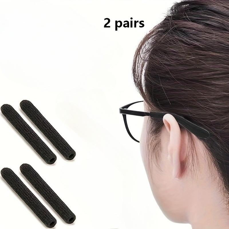 Vylepšené zimní měkké náušníky na brýle, protiskluzové pletené klipy na brýle, pohodlná pouzdra na brýle, náušníky na brýle