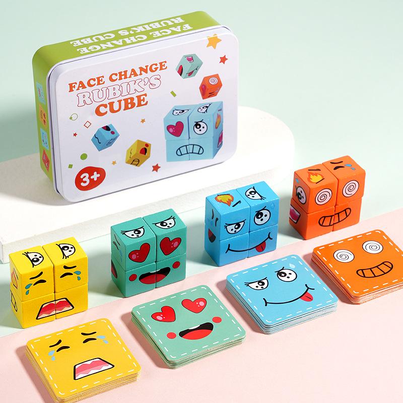 Face-Changing Rubik s Cube Puzzle: Two-Player Parent-Child Interactive Game for Logical Thinking Training