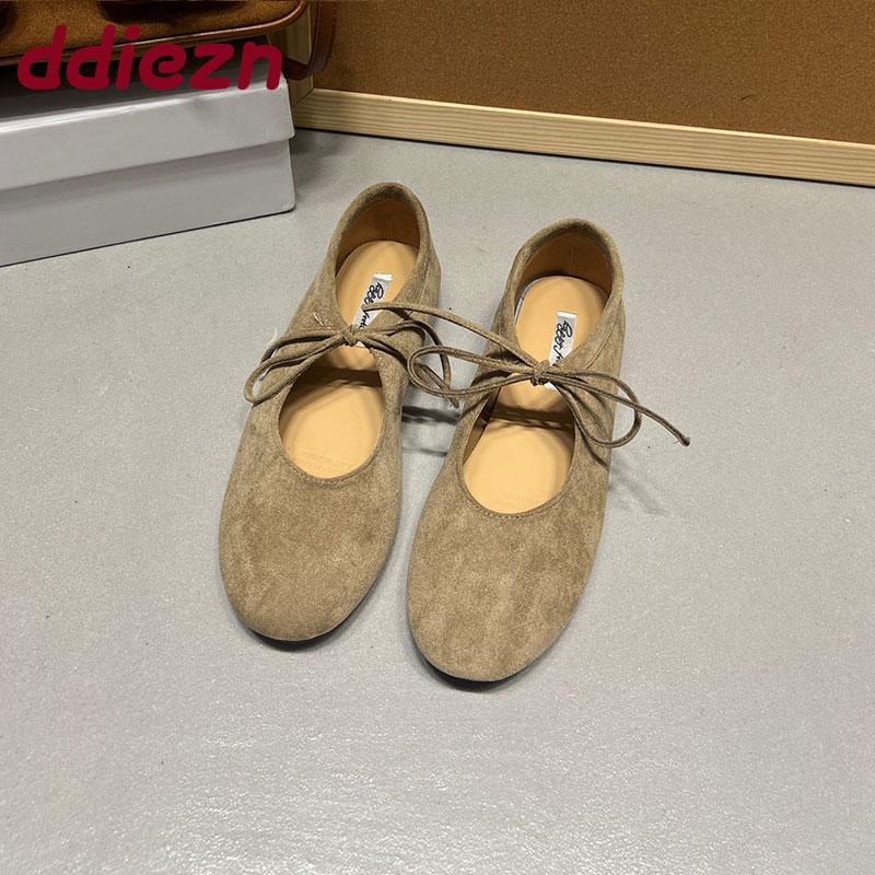 Fashion Fashion Butterfly-Knot Women Flats With Shoes Casual Female Soft Footwear Round Toe Ladies Flats Slip On Shoes