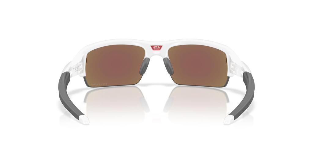 Oakley Sunglasses Frame Color Polished Lens Prizm 59mm 0OO9511, (Front) White, Color SAPPHIRE,