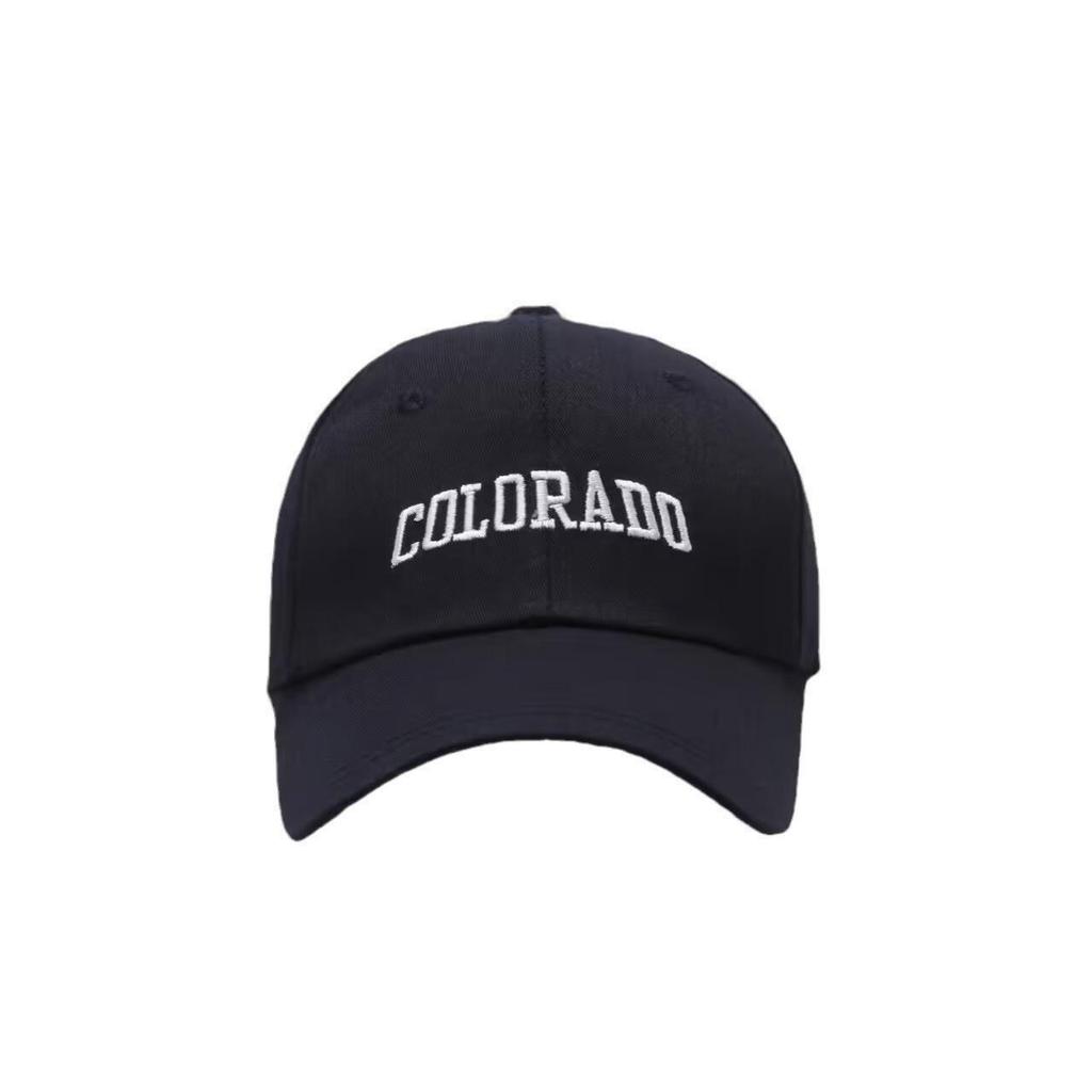 Vintage Washed Wide Brim Baseball Cap - Unisex American Style with Trendy Embroidery
