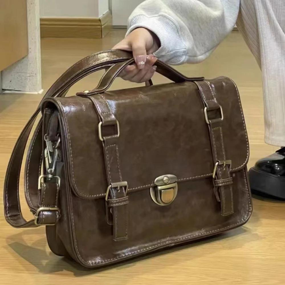 Japonské studentky Vintage Dámské kabelky Crossbody Streetwear Preppy Y2k Móda Taška přes rameno Trendy Všechny zápalky Ležérní Batohy