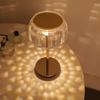 Acrylic LED Table Lamp Rechargeable USB Touch 3 Colors Light Dimming for Bedroom Bedsides Bar Atmosphere Retro Iron Desk Light