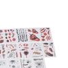 28pcs Halloween Tattoo Stickers Scar Pumpkin Pattern Waterproof Fake Tattoo Stickers
