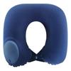 Inflatable U-Shaped Neck Pillow for Portable Travel – Ideal for Car and Airplane Comfort and Neck Support.
