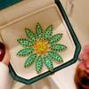 1Pc Shiny Flower Brooch for Women Men Exquisite Flower Plant Pins Brooches Jewelry Trendy Accessories Party Gift