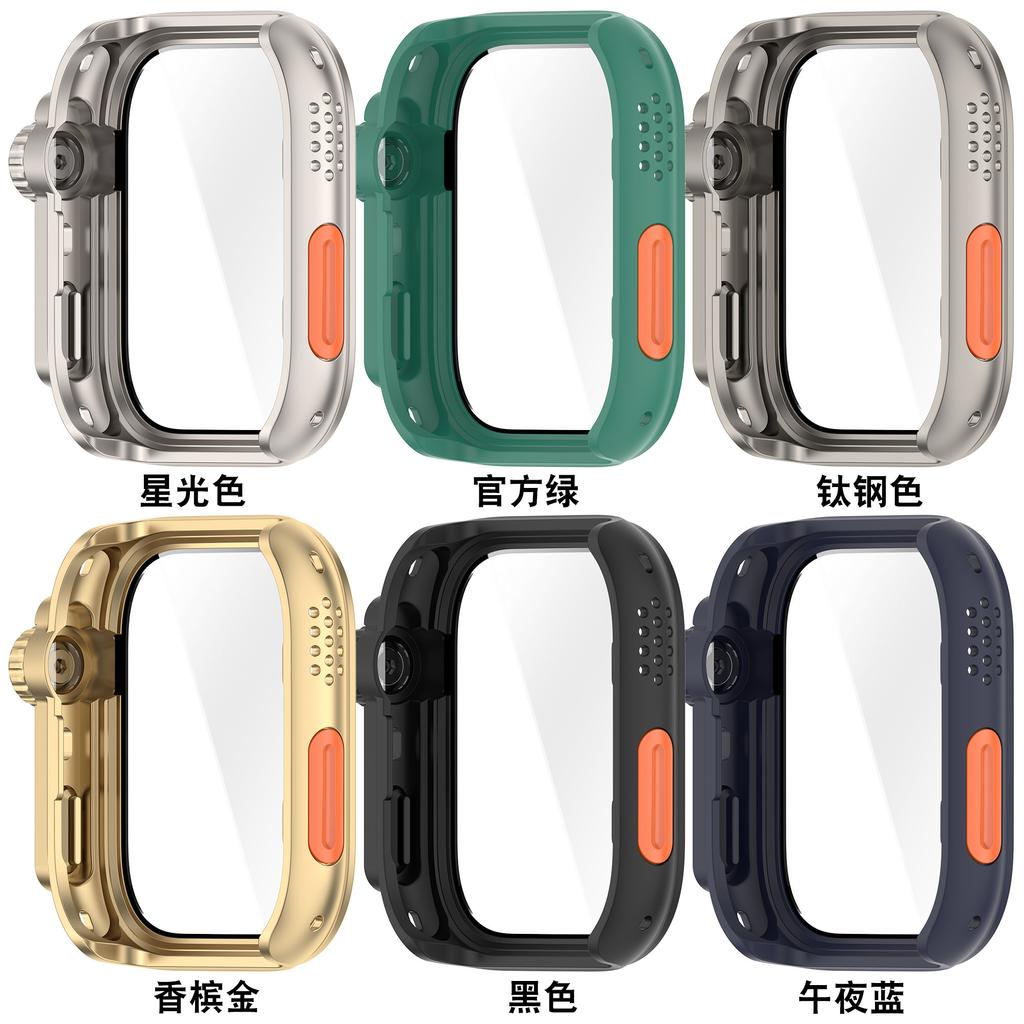 Instantly transform into uItra2 shell For Huawei watch Fit 4/4pro Tempered glass Screen protector Bumper For Huawei Fit4 4pro 3