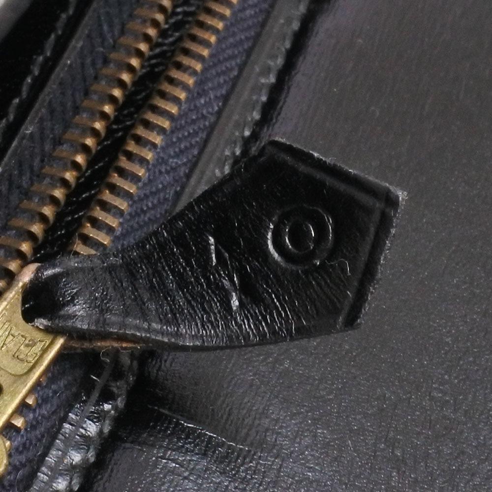 HERMES 2-way clutch Shoulder Bag Tassel black Calfskin Women Used