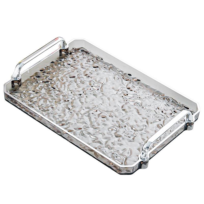 Rectangular Tea and Dessert Tray Set for Living Room or Salon