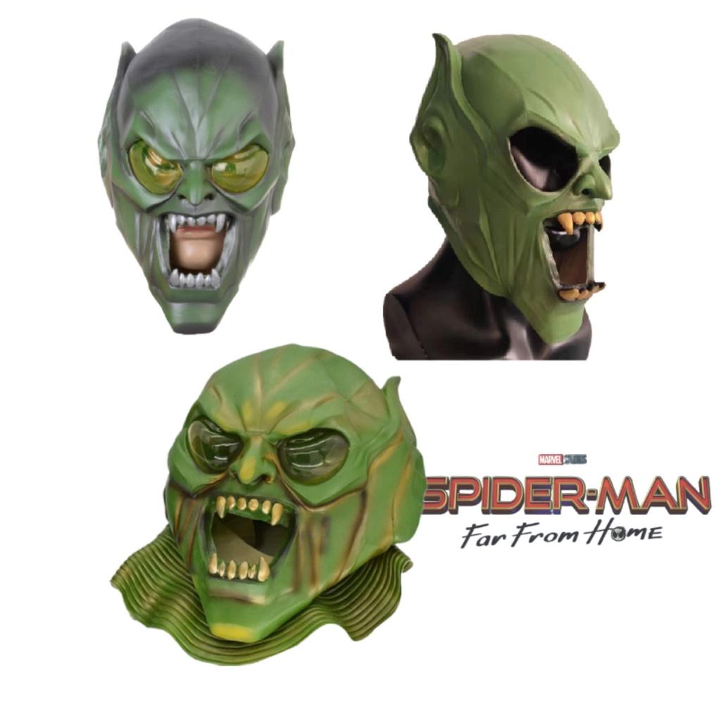 Hero Expedition Green Devil Mask Party Latex Facial Mask Goblin Mask Characters)