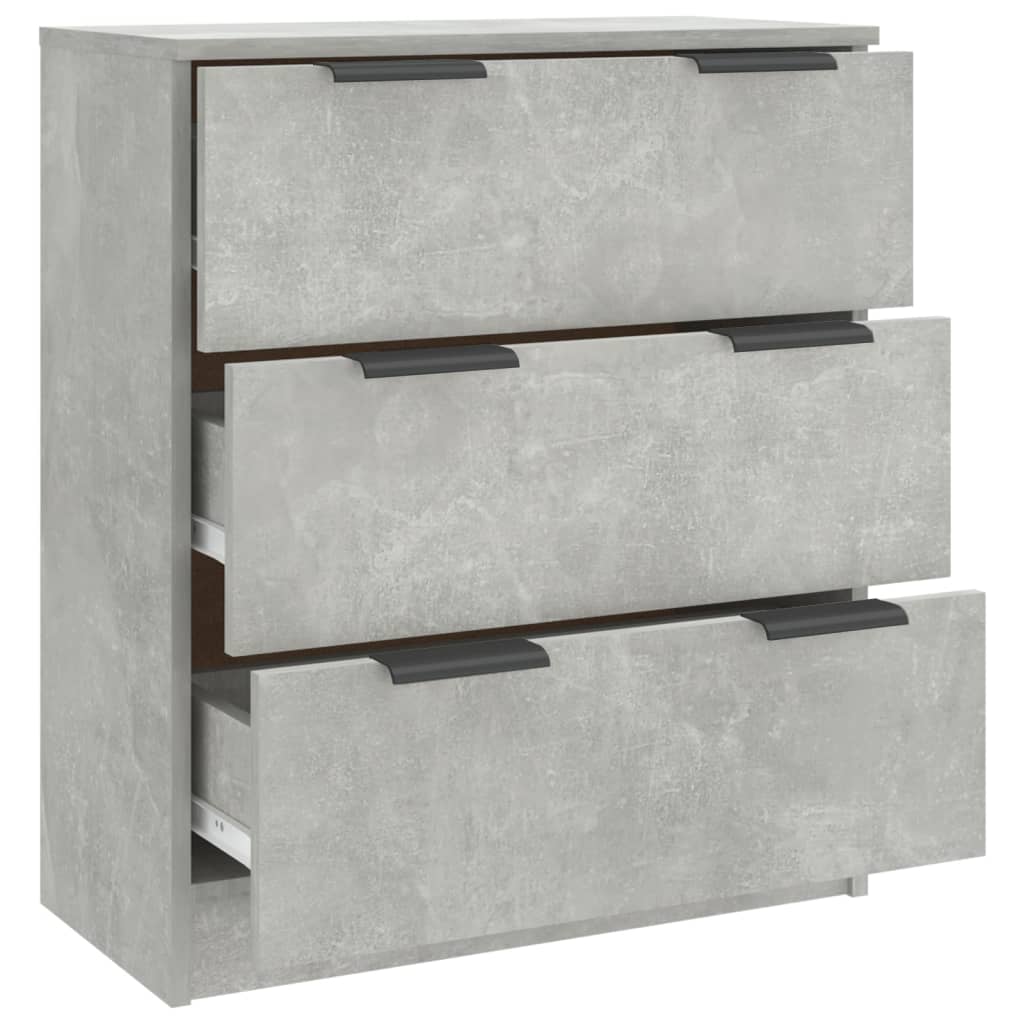 Sideboard Concrete Gray 60 x 30 x 70 cm Particleboard