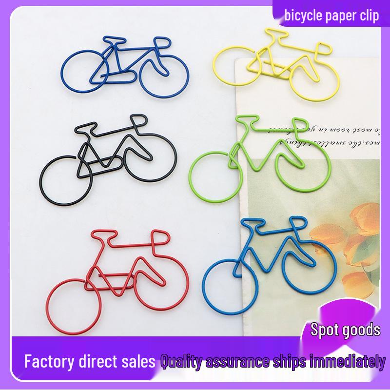 Cartoon Cute and Colorful Transportation-Themed Irregular Shape Paperclip Set
