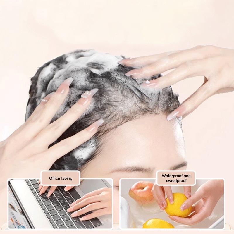 1/10 Sheets Nail Adhesive Tabs Environmentally Waterproof Double-Side Nail Glue Sticker, For False Nails Press On Nails