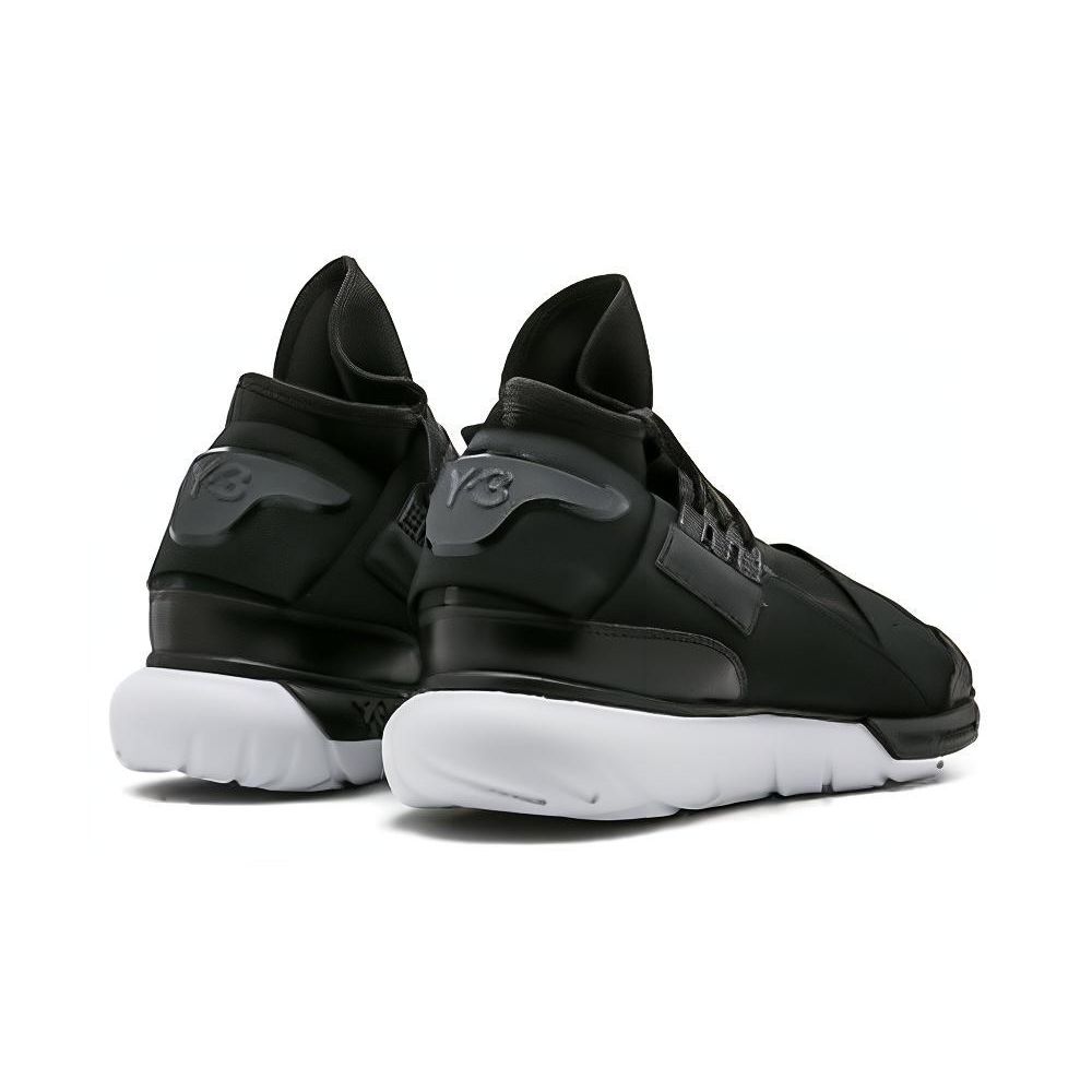 Adidas Y-3 Qasa High Core Black Men Sneakers Footwear-White AQ5499