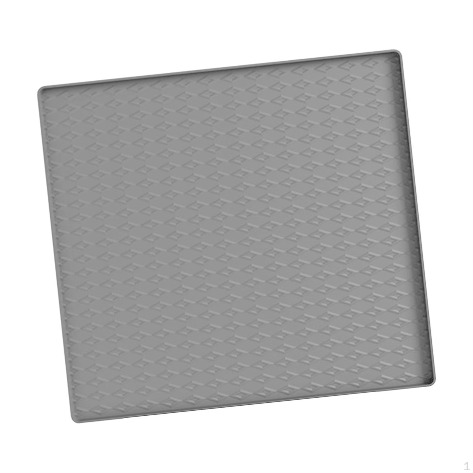 

23.6 X Inch Appliance Mat Pad Scratch-Resistant Universal Compatibility Accessories Pet серый