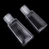 10Pcs 30/60Ml Trapezoidal Plastic Hand Sanitizer Bottles Dispenser Transparent Gel Reffillable Bottle Container With Filp Cap