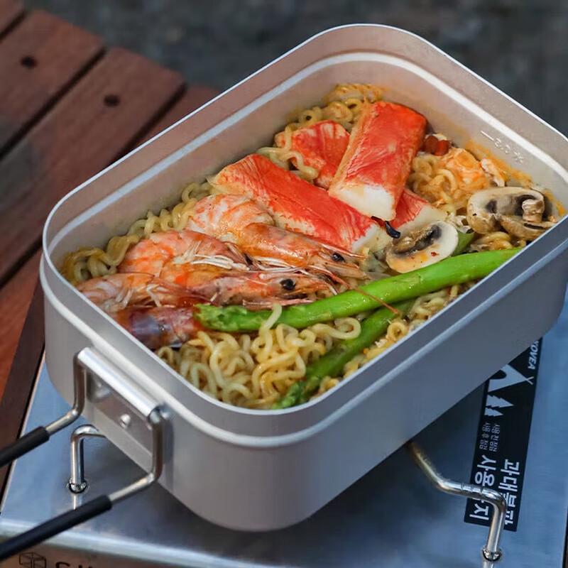 Barbecue Master Aluminum Camping Lunch Box
