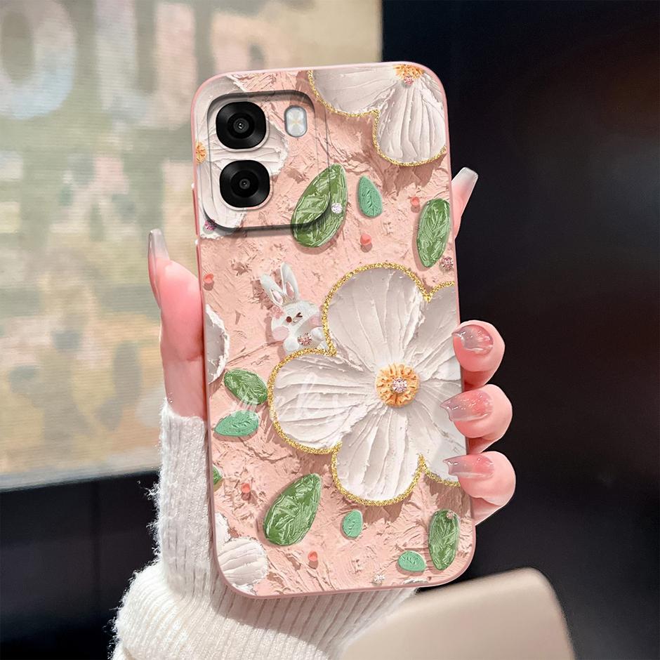 

Casing For Oppo A6 A6x A6s 4G 5G Cute Cartoon Cat Pattern Liquid Silicone Shockproof Cover For OppoA6 A6x A6s Fundas Phone Case Oppo A6s 4G