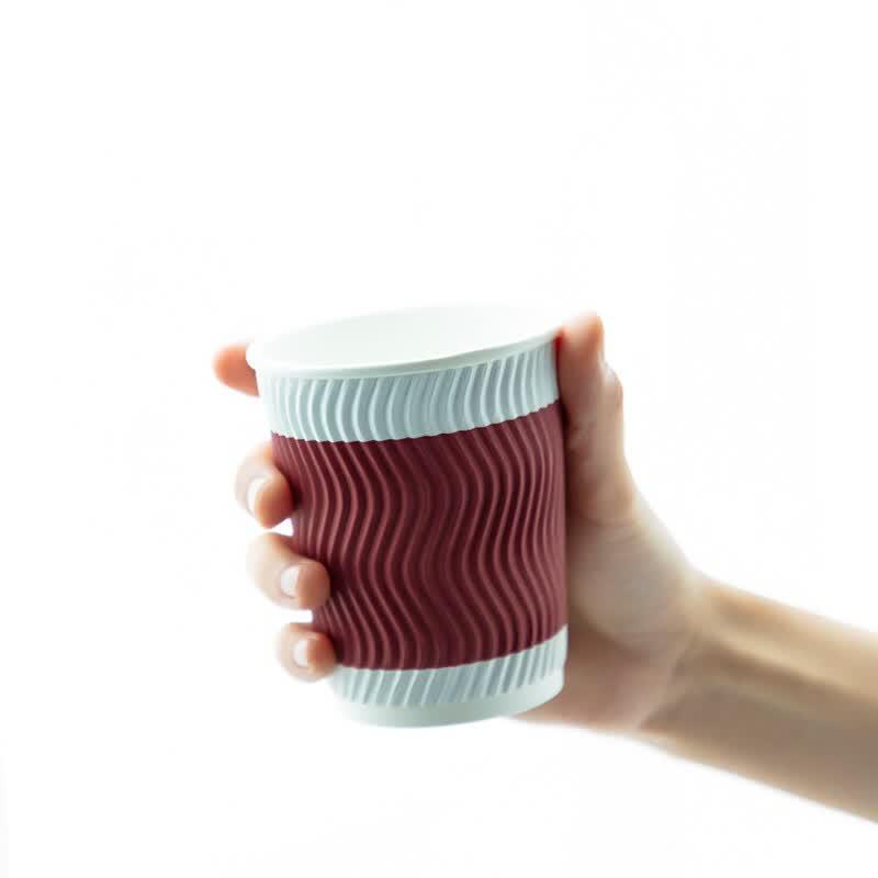 Deli Double-Wall Anti-Scald Paper Coffee Cups