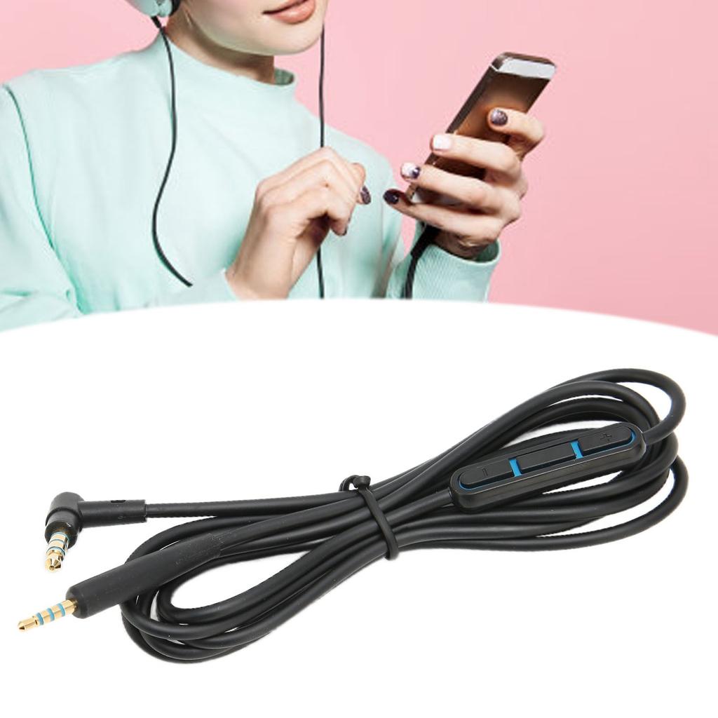 Replacement Cable Headphone Cable with in Line Mic Volume Control for QC25 QC35 Headphones