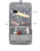 Bei Lian Portable Makeup and Skincare Travel Bag with Hook and Wet/Dry Separation