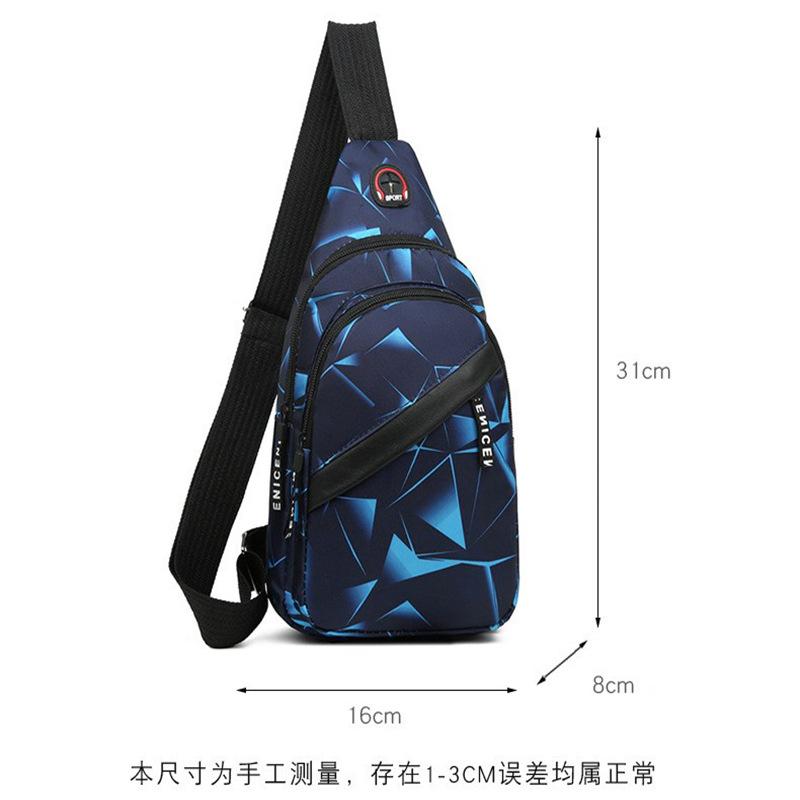 Chest Bag Men's Crossbody Bag Lightweight Outdoor Sports and Leisure Couple Backpack Shoulder Bag