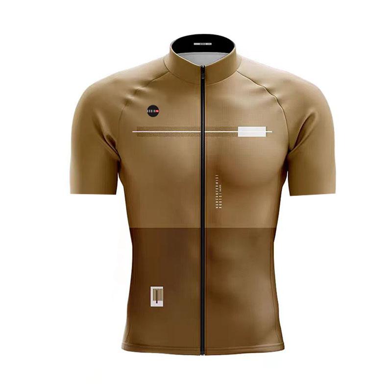 Gobikful Ensemble Maillot de Cyclisme Manches Courtes Vêtements de Vélo 2026 Été Homme Bleu Maillot VTT Ciclismo Ensemble Cuissard à Bretelles Vélo