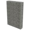 VidaXL Gabion Wall Lids Galvanized Steel 100x20x150 Cm Garden Terrace 143579